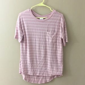 Pink and white a.n.d - a new day tee